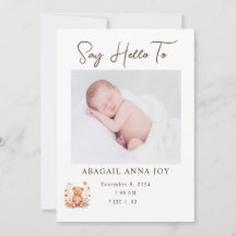 Loved Beyond Measure Baby Announcement