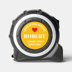 Loved Beyond Measure Yellow Dad Father's Custom 1