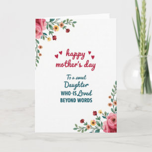 Loved Beyond Words Mother Card