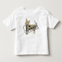 Loved By A Chihuahua Toddler Tee