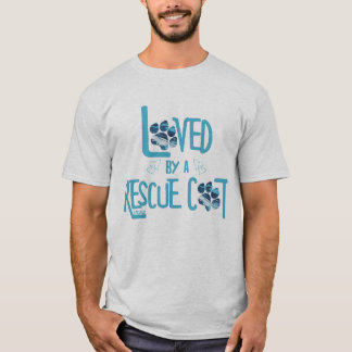 Loved By A Rescue Cat T-Shirt
