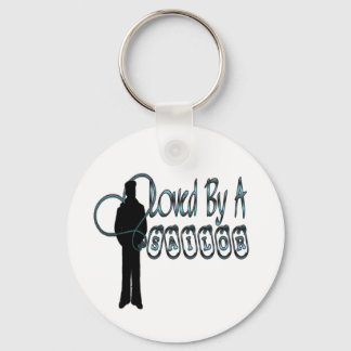 Loved By A Sailor Keychain