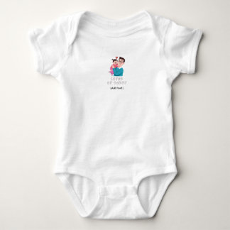 Loved by Daddy - Cute Father and Daughter Baby Bodysuit