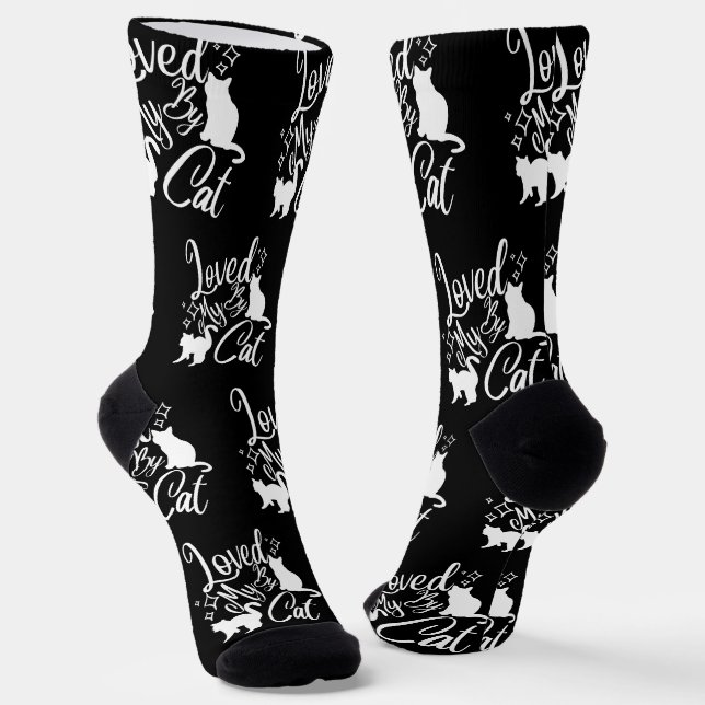 Loved By My Cat In White Socks (Angled)