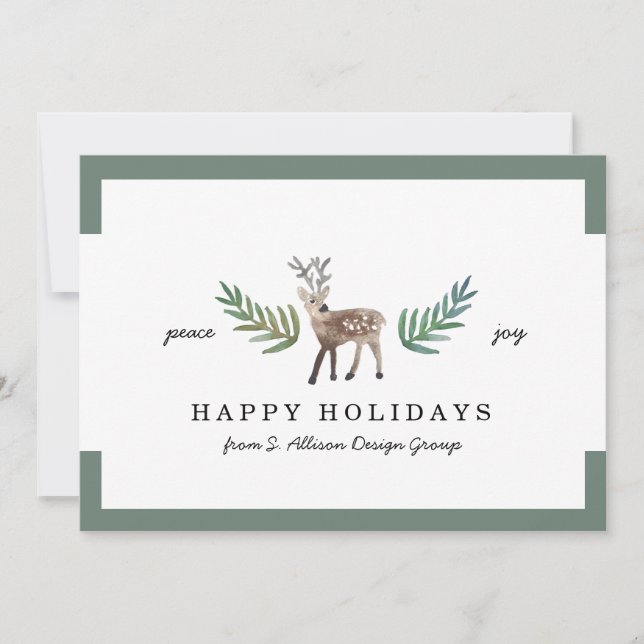 Loved Dearly Corporate Holiday Card (Front)