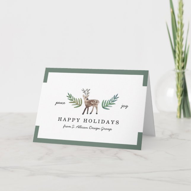 Loved Dearly Corporate Holiday Card (Front)