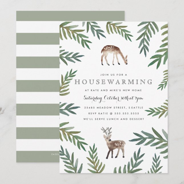 Loved Dearly Housewarming Invitation (Front/Back)