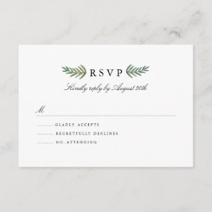 Loved Dearly RSVP Card