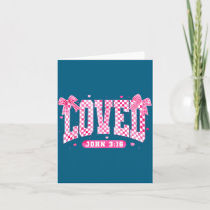 Loved John 3 16 Christian Loves Valentine's Day Go Card