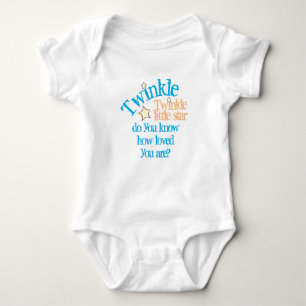 Loved Little  Star Personalized Twinkle Baby Bodysuit