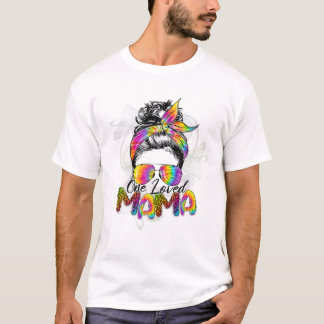Loved Mama Classy Mom Life Tie T-Shirt