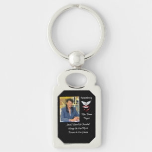 Loved, Missed & Cherished Memorial Keychain