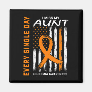 Loved One In Memory Of Aunt Leukaemia Awareness Am Magnet