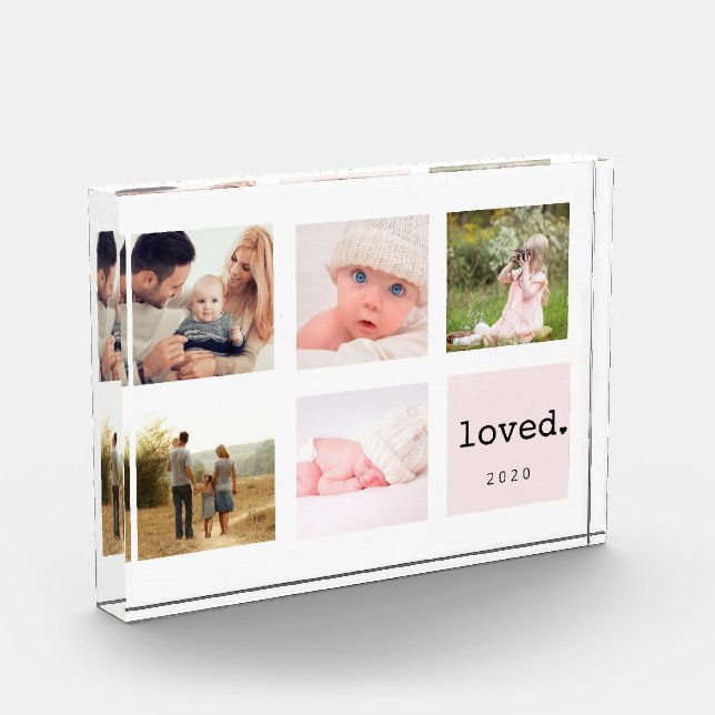 Loved Photo Collage | Blush (Left)