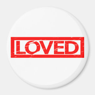 Loved Stamp Magnet