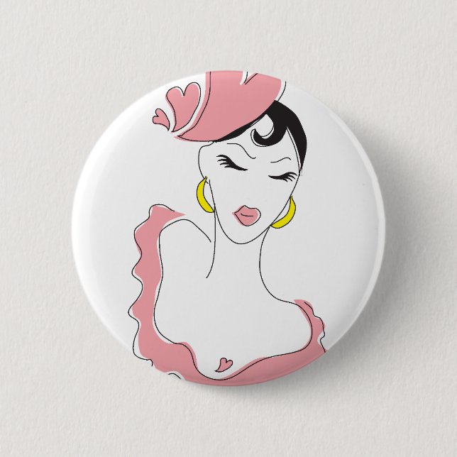 LOVEdance 2 Inch Round Button (Front)