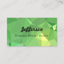 LoveGeo Abstract Geometric Design - Pickle Lemon