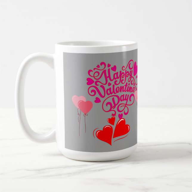 LoveInEverySip  #BeMineMug  #SipsOfLove  #Valentin Coffee Mug (Left)