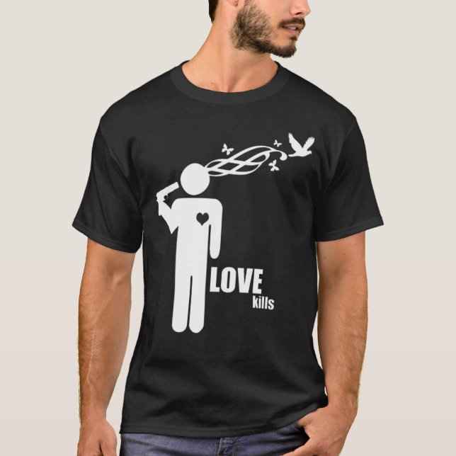 LoveKills Graphic Tee (dark) (Front)