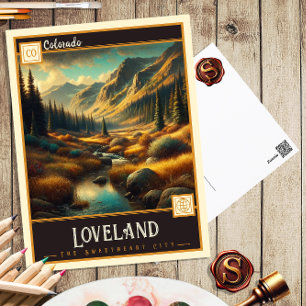 Loveland, Colorado   Carte postale Vintage