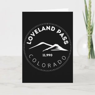 Loveland P Colorado Elevated Mountain Ckcountry Sk Card
