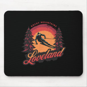 Loveland Ski Area Colorado Snow Skiing  Mouse Pad