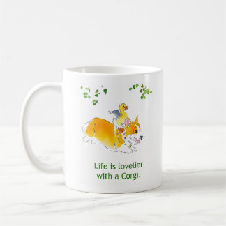 Lovelier with a Corgi Mug