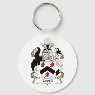 Lovell Family Crest Keychain