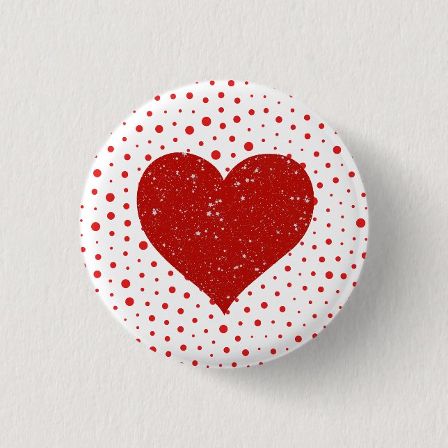 Lovely 1 Inch Round Button (Front)