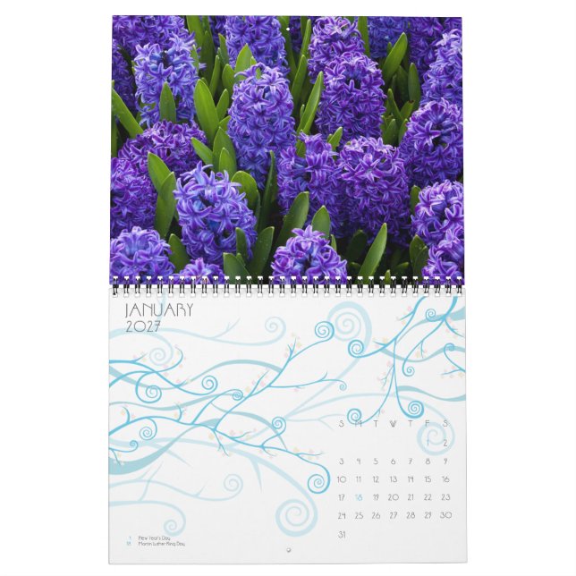 LOVELY 2013 CALENDAR (Jan 2027)