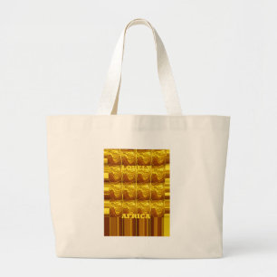 Lovely Africa Africa Maps designs Art colours.png Large Tote Bag