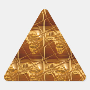 Lovely Africa Map Vector Pattern Art Design Print Triangle Sticker