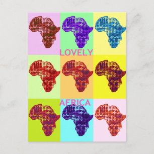 LOVELY AFRICA POSTCARD