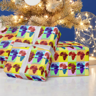 LOVELY AFRICA WRAPPING PAPER