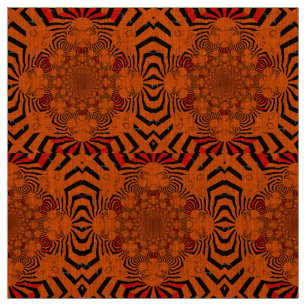 Lovely African Zebra Print Motif design Fabric