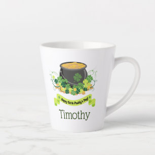 Lovely and fun St. Patrick's Day Latte Mug