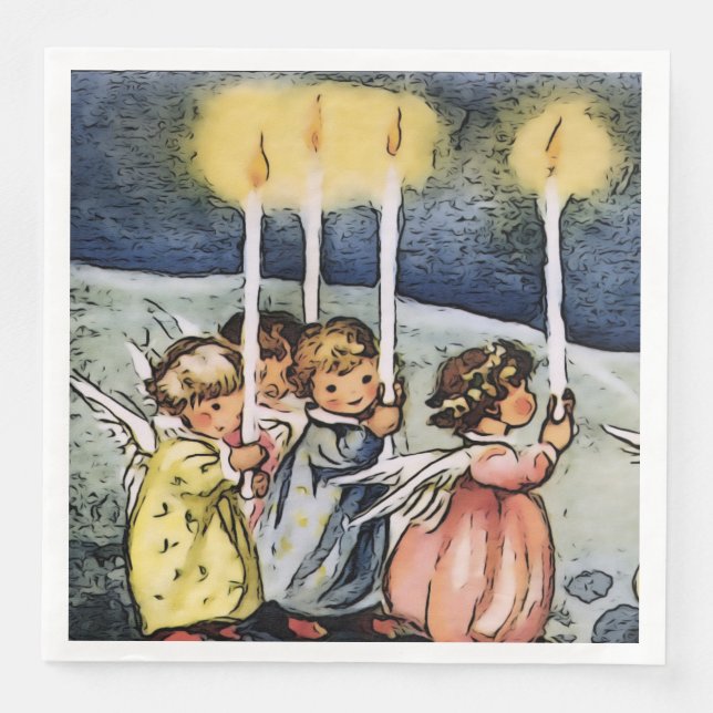 lovely angels napkin (Front)