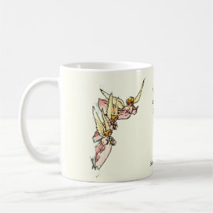 Lovely Angels with Saying of Comfort Sketch Coffee Mug
