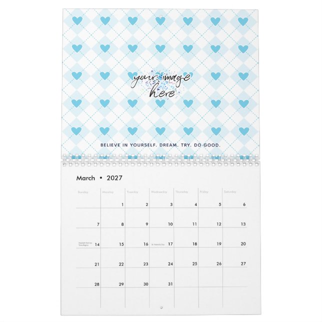 Lovely Argyle Calendar (Mar 2027)