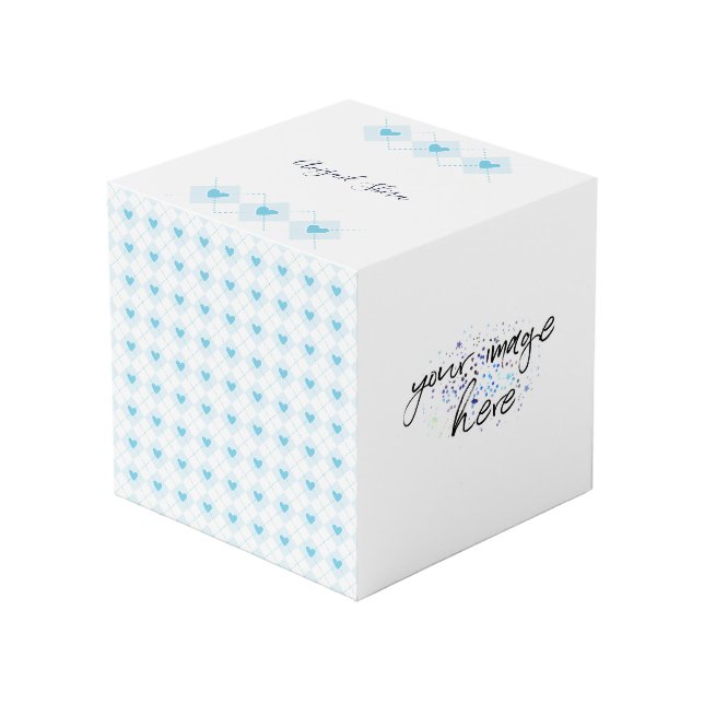 Lovely Argyle Cube (Front Angled)