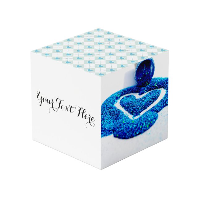 Lovely Argyle Cube (Front Angled)