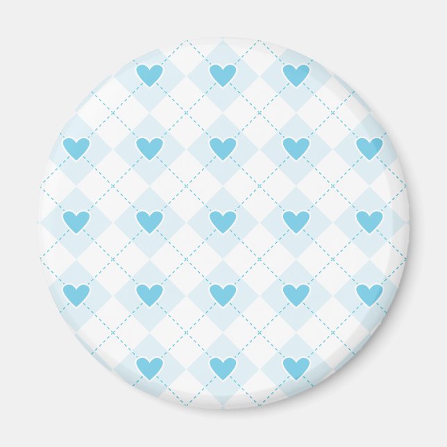 Lovely Argyle Magnet (Front)