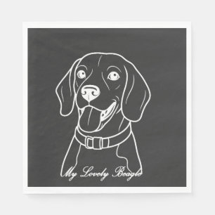 Lovely Beagle Napkin