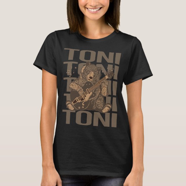 Lovely Bear - Toni Name T-Shirt (Front)