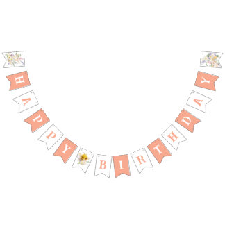 Lovely Bee Bunting Banner