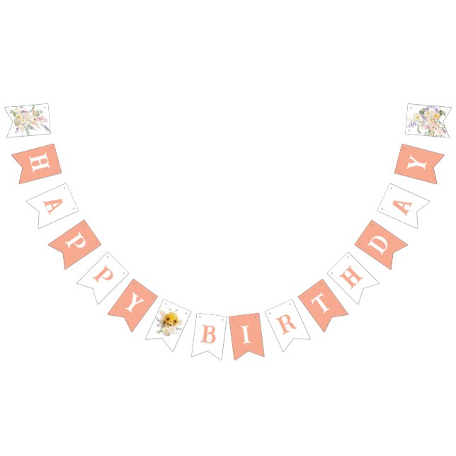 Lovely Bee Bunting Banner (All)