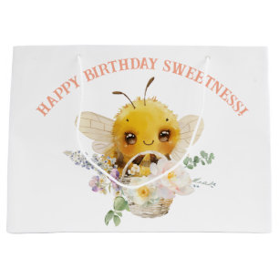 Lovely Bee Large Gift Bag