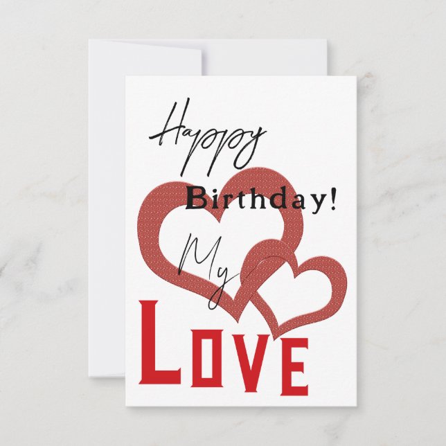 lovely birthday  card (Front)