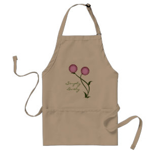 Lovely Blooms Apron, Lavender Standard Apron