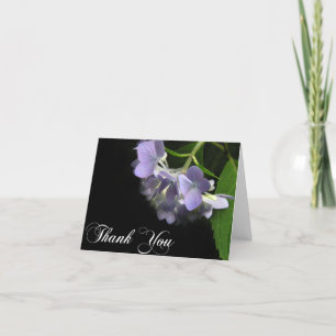 Lovely Blue Hydrangea Thank You Card